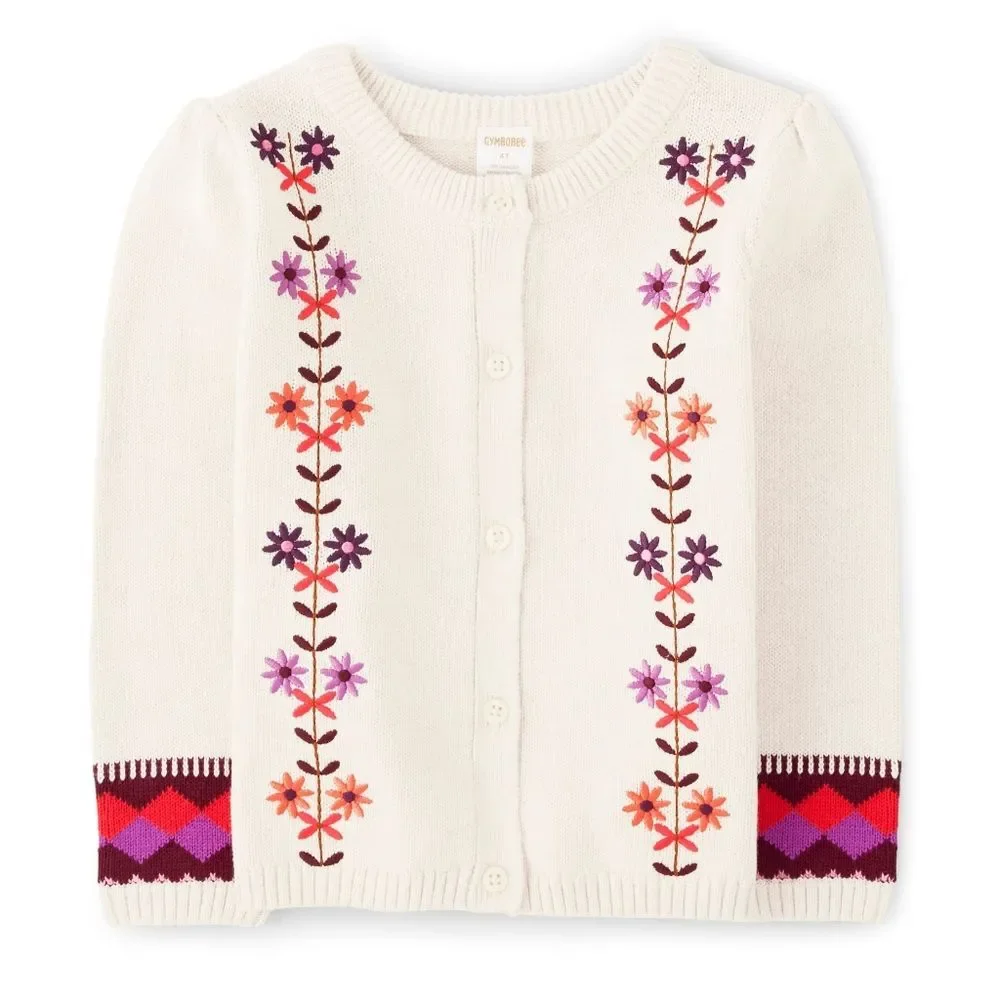 Gymboree Girls Spice Market Cardigan Sweater & Skirt Outfit Size 10-12 NEW